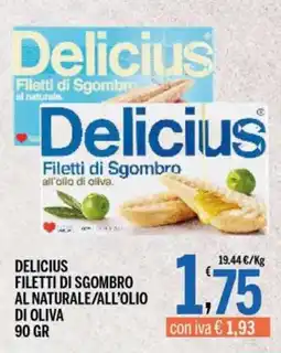 Gruppo Pascar Delicius filetti di sgombro offerta
