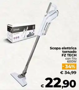 Ipercoop Radenza Scopa elettrica tornado FZ TECH offerta
