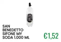 Sugros San Benedetto Sifone My Soda offerta