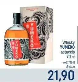 Talento Professional Store Whisky Yumeko astuccio offerta
