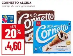 Pan Cornetto Algida offerta