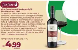 In Coop Vino Cannonau di Sardegna DOP Fior fiore Coop offerta