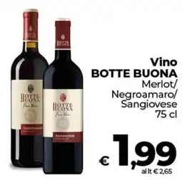 In Coop Vino BOTTE BUONA offerta