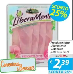DiMeglio Prosciutto cotto LiberaMente GranTerre offerta