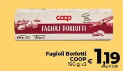 Coop Radenza Fagioli Borlotti Coop offerta