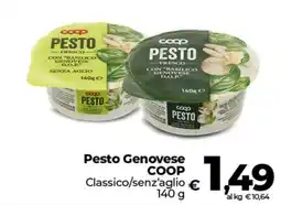 Coop Radenza Pesto Genovese COOP offerta