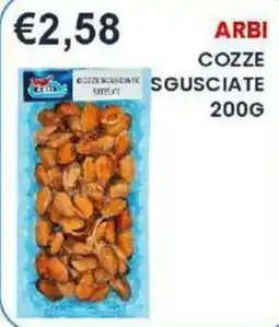 Caramico Arbi cozze sgusciate offerta