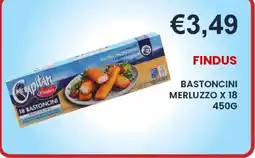 Caramico Bastoncini merluzzo Findus offerta
