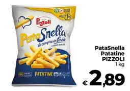 Coop Radenza PataSnella Patatine Pizzoli offerta