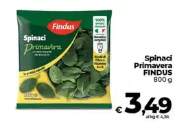 Coop Radenza Spinaci Primavera Findus offerta