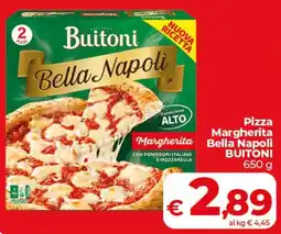 Coop Radenza Pizza Margherita Bella Napoli Buitoni offerta