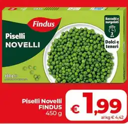 Coop Radenza Piselli Novelli Findus offerta