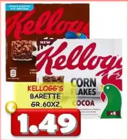 MercADone Kellogg's Barette Cocoa offerta