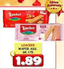 MercADone Loacker wafer offerta