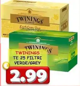MercADone Twinings te 25 filtri verde/grey offerta