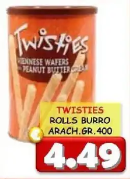 MercADone Twisties rolls burro arach offerta