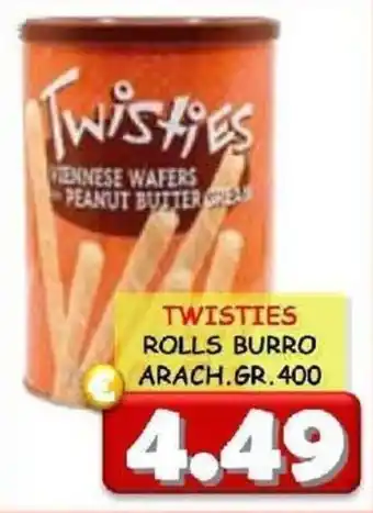 Twisties rolls burro arach