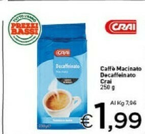 Crai Caffè offerta