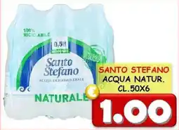 MercADone Santo Stefano acqua naturale offerta