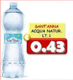 MercADone Acqua naturale Sant'Anna offerta