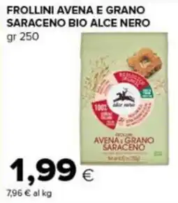 Tigre Amico Frollini avena e grano saraceno bio alce nero offerta