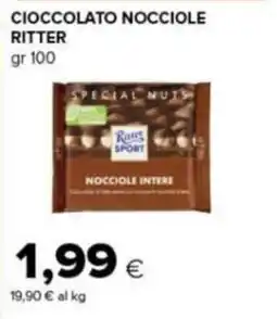 Tigre Amico Cioccolato nocciole Ritter offerta