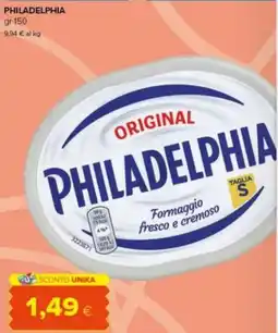 Tigre Amico Philadelphia formaggio fresco e cremoso offerta