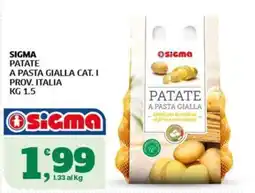 Sigma Patate a pasta gialla Sigma offerta