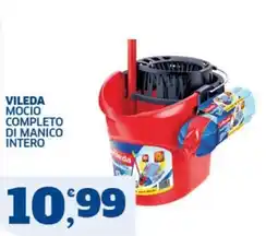 Sigma Vileda mocio completo di manico intero offerta