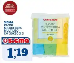 Sigma Panni microfibra multiuso Sigma offerta