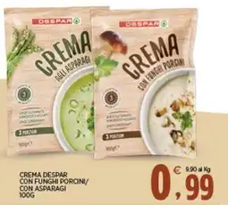 Interspar Crema Despar con funghi porcini/con asparagi offerta