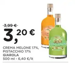 Poli Crema Melone Pistacchio Giarola offerta