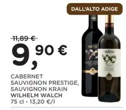 Poli Cabernet Sauvignon Prestige, Sauvignon Krain Wilhelm Walch offerta