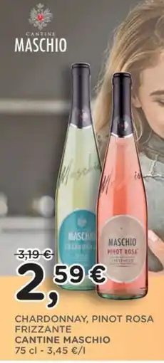 Poli Chardonnay, Pinot Rosa Frizzante Cantine Maschio offerta
