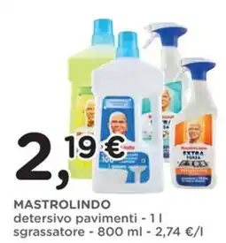Poli MastroLindo detergente pavimenti offerta