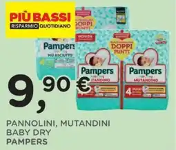 Poli Pannolini, mutandini baby dry Pampers offerta