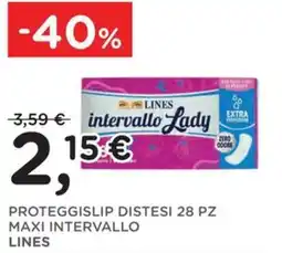 Poli Proteggi slip distesi maxi intervallo lines offerta