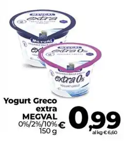 Ipercoop Radenza Yogurt Greco extra MEGVAL offerta