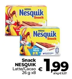 Ipercoop Radenza Snack Nesquik Latte/Cacao offerta