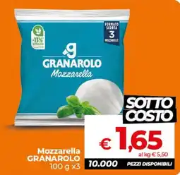 Ipercoop Radenza Mozzarella Granarolo offerta