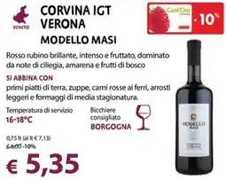 Cadoro Corvina IGT Verona Modello Masi offerta