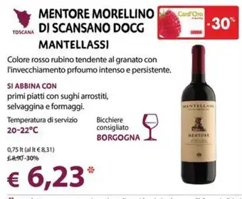 Mentore Morellino di Scansano DOCG Mantellassi