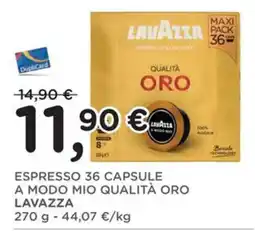 Poli Espresso a modo mio qualità oro Lavazza offerta