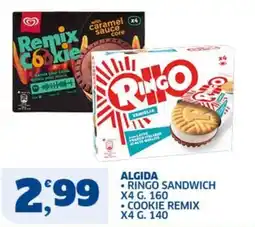 Sigma Algida ringo sandwich cookie remix offerta