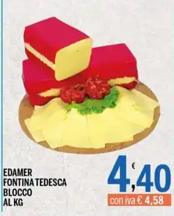 Gruppo Pascar Edamer fontina tedesca blocco offerta