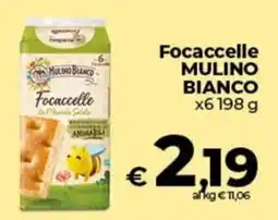 Ipercoop Radenza Focaccelle Mulino Bianco offerta