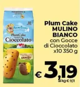 Ipercoop Radenza Plum Cake Mulino Bianco Cioccolato offerta