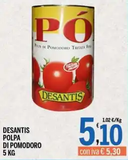Gruppo Pascar Polpa di pomodoro Desantis offerta