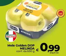 Ipercoop Radenza Mele Golden DOP Melinda offerta