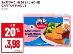 Pan Bastoncini di salmone Findus offerta